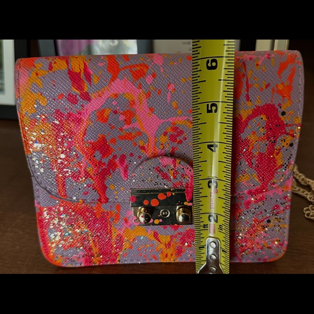 1 of 1 Hand Painted Anca Barbu Brand New Shoulder Bag PERFECT FOR SUMMER - Picture 16 of 16
